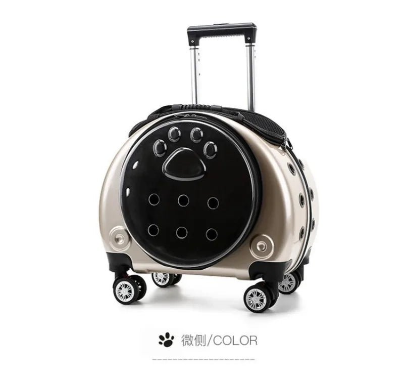 Small Pet Trolley Clear Shoulder Cat Bag Pack Breathable Crate for Journey Outside Portable Pet Products Supplies Carriers - Lily.sg Global Shopping