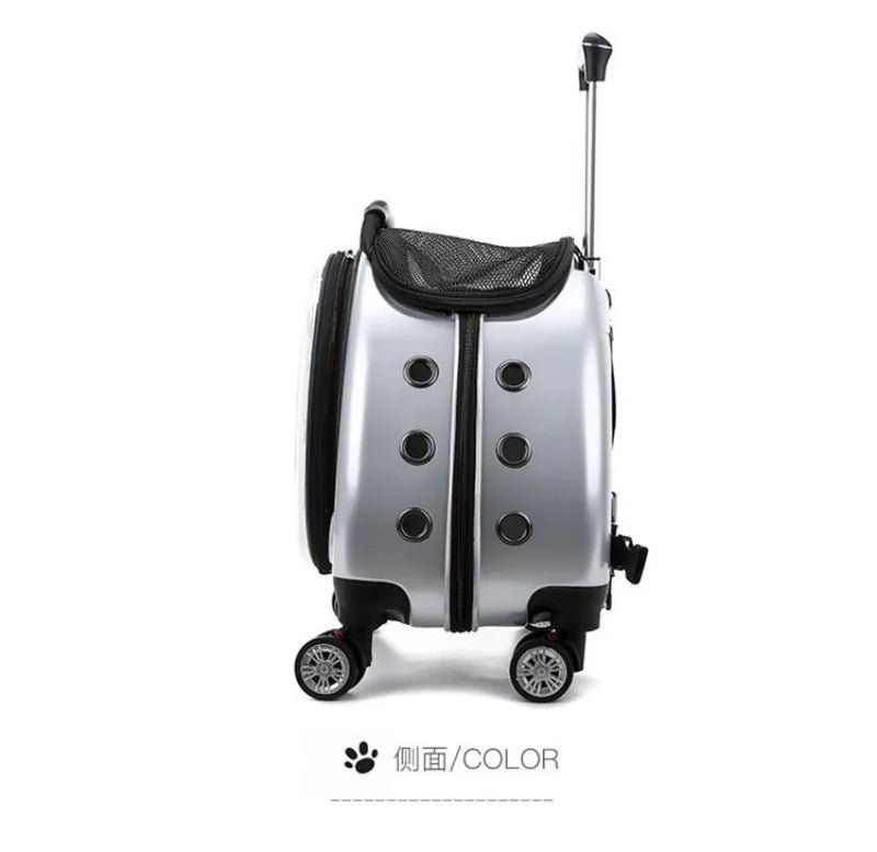 Small Pet Trolley Clear Shoulder Cat Bag Pack Breathable Crate for Journey Outside Portable Pet Products Supplies Carriers - Lily.sg Global Shopping