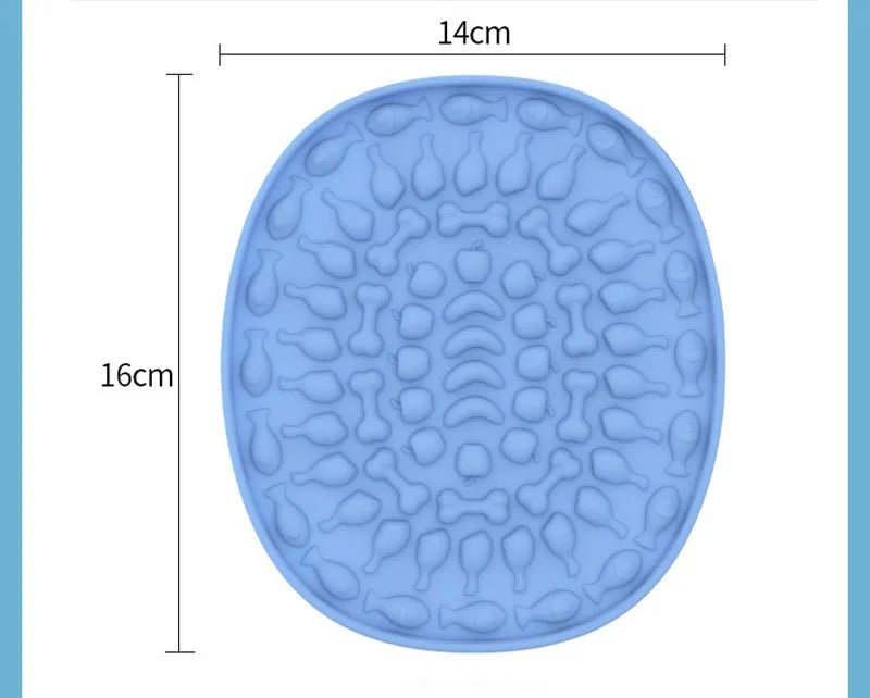 Suitable for pets weighing less than 3 kilograms Mat Cats Slow Food Bowls Suction Cup Feeding Food Silicone Lick，product small - Lily.sg Global Shopping