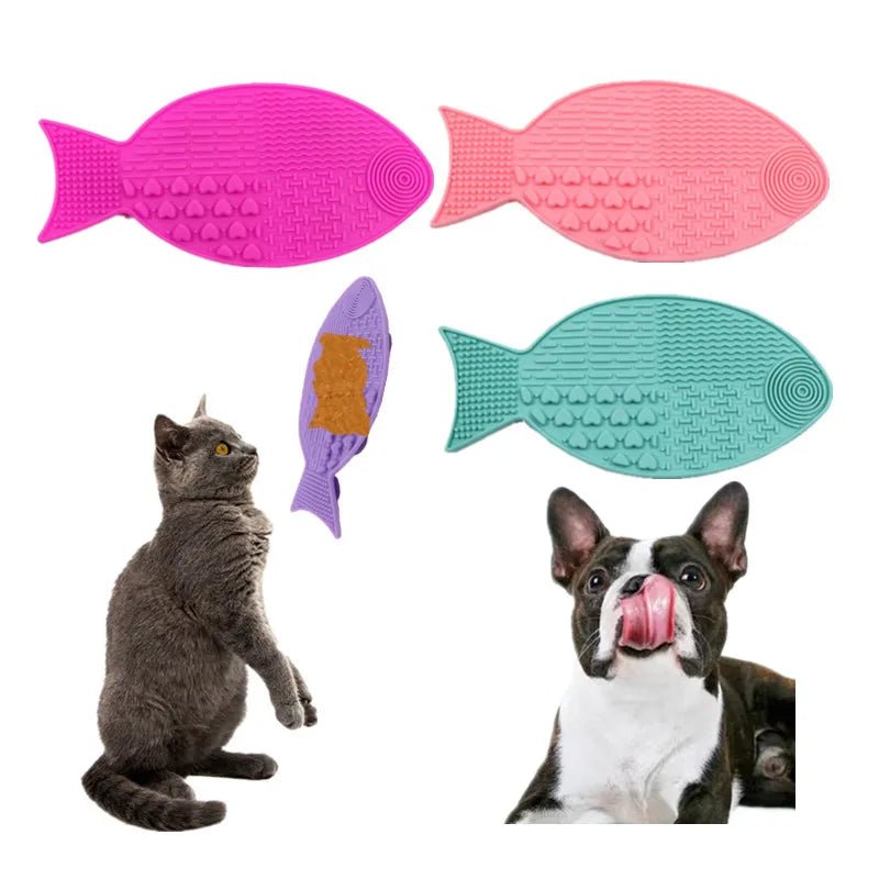 Suitable for pets weighing less than 3 kilograms Mat Cats Slow Food Bowls Suction Cup Feeding Food Silicone Lick，product small - Lily.sg Global Shopping