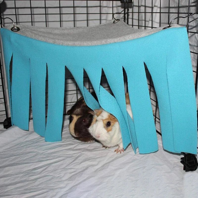Tassel Strip Pet Tent Hideout Hideaway Guinea Pig Hamster Hedgehog Hammock Curtain Small Pets Hanging Bed Corner Nest Mat House - Lily.sg Global Shopping