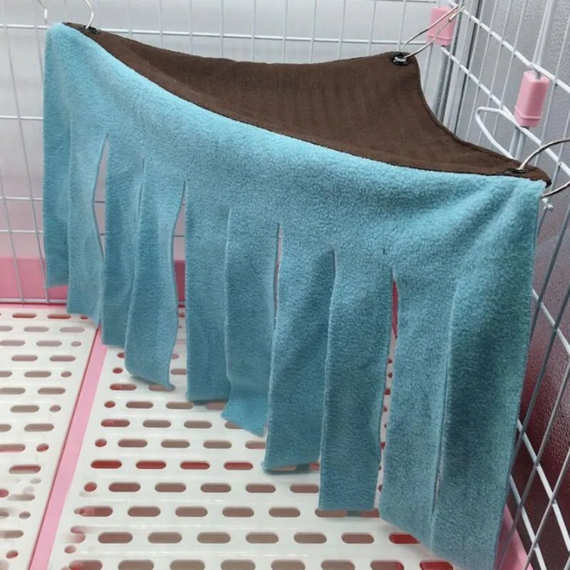 Tassel Strip Pet Tent Hideout Hideaway Guinea Pig Hamster Hedgehog Hammock Curtain Small Pets Hanging Bed Corner Nest Mat House - Lily.sg Global Shopping