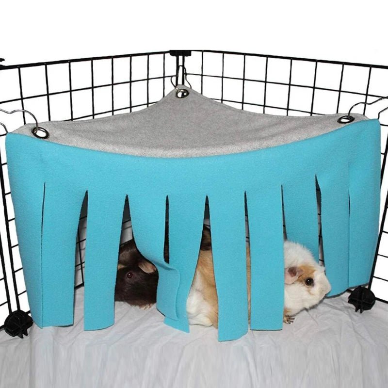 Tassel Strip Pet Tent Hideout Hideaway Guinea Pig Hamster Hedgehog Hammock Curtain Small Pets Hanging Bed Corner Nest Mat House - Lily.sg Global Shopping
