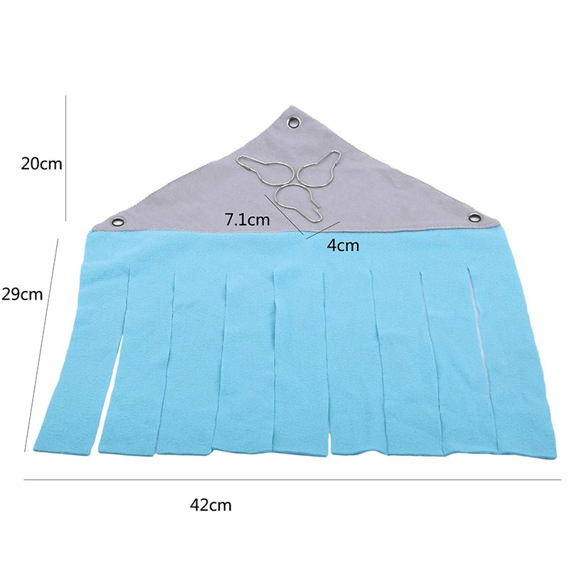 Tassel Strip Pet Tent Hideout Hideaway Guinea Pig Hamster Hedgehog Hammock Curtain Small Pets Hanging Bed Corner Nest Mat House - Lily.sg Global Shopping