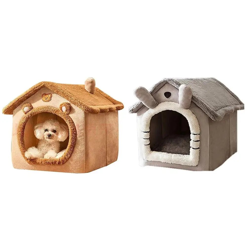 Thickened Pet Warm House Cat And Dog House Winter Warm Universal For All Seasons Detachable And Washable Cute New Comfortable - Lily.sg Global Shopping
