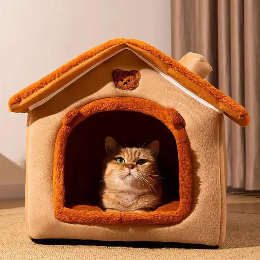 Thickened Pet Warm House Cat And Dog House Winter Warm Universal For All Seasons Detachable And Washable Cute New Comfortable - Lily.sg Global Shopping