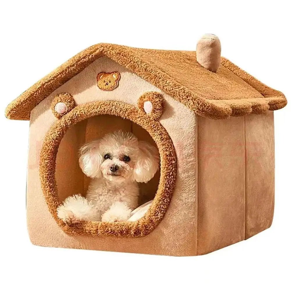 Thickened Pet Warm House Cat And Dog House Winter Warm Universal For All Seasons Detachable And Washable Cute New Comfortable - Lily.sg Global Shopping