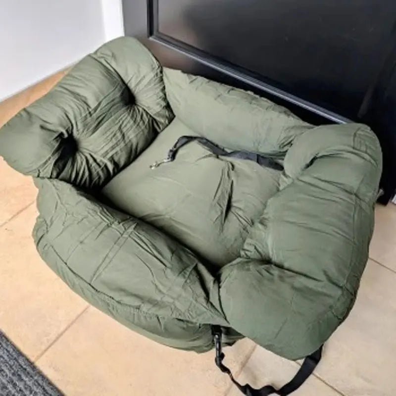 Unique Stripe Dog Car Seat with Straps Soft Dog Booster Seat for Small Medium Large Dogs and Cats Pet Carrier Bag - Lily.sg Global Shopping