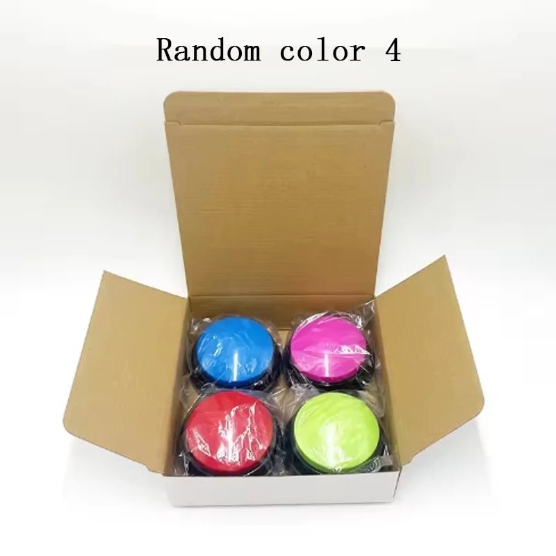 Voice Recording Button Pet Toys Dog Buttons for Communication Pet Training Buzzer Recordable Talking Button Intelligence Dog Toy - Lily.sg Global Shopping