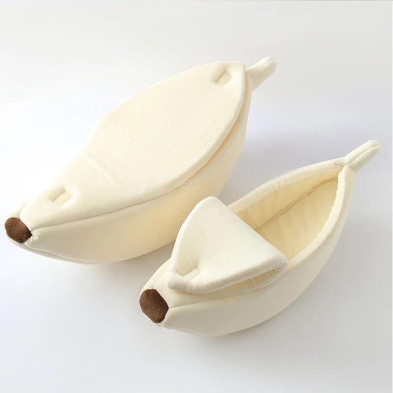 Winter Banana Cat Bed House Funny Cute Cozy Cat Mat Beds Warm Durable Portable Pet Basket Kennel Dog Cushion Cat Supplies winter - Lily.sg Global Shopping